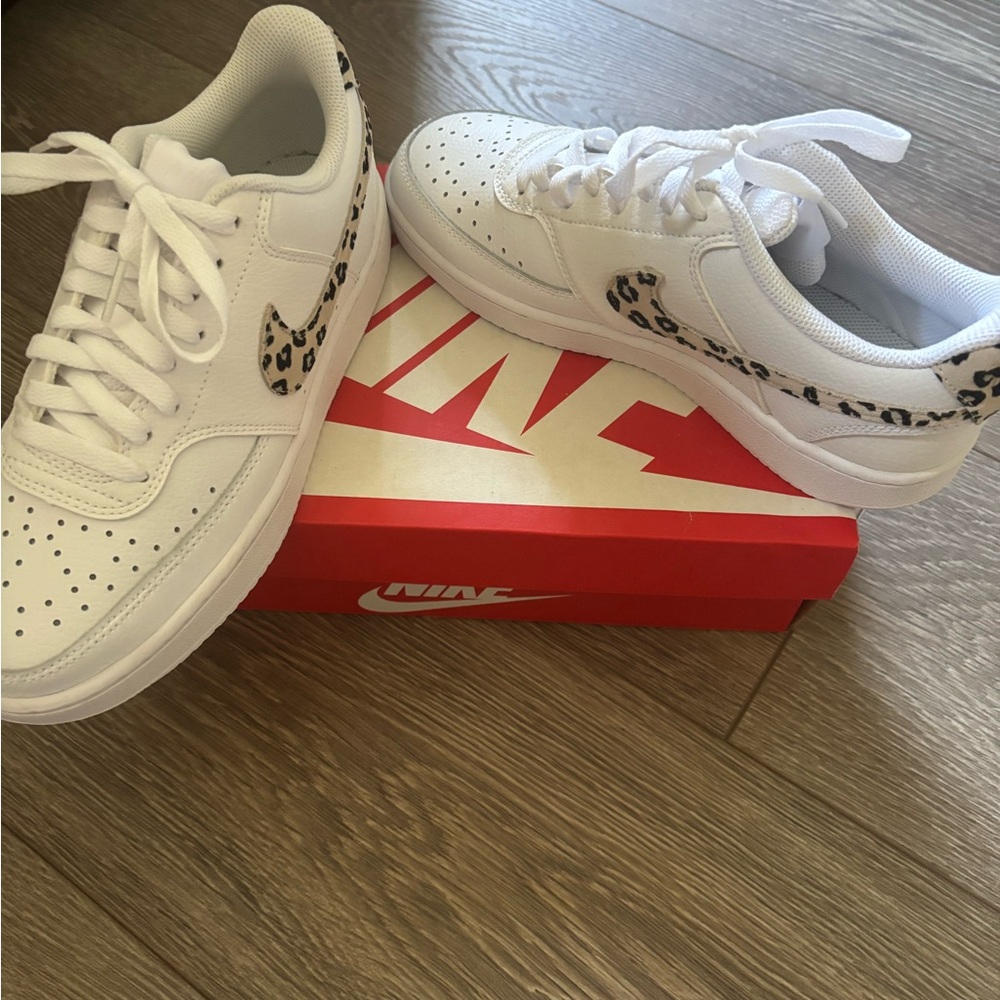 Nike Court Vision Low in White and Black